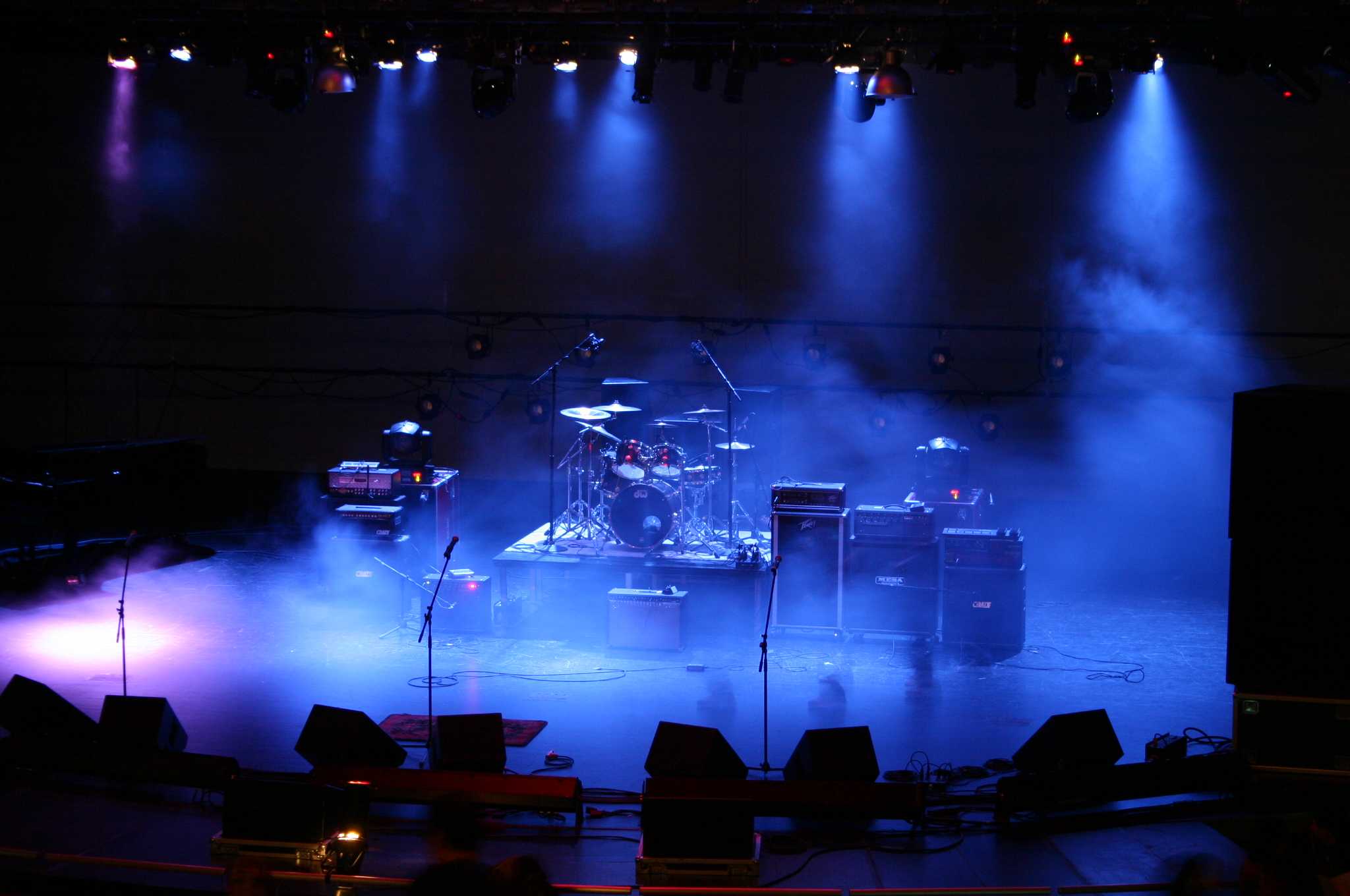 Stage with fog